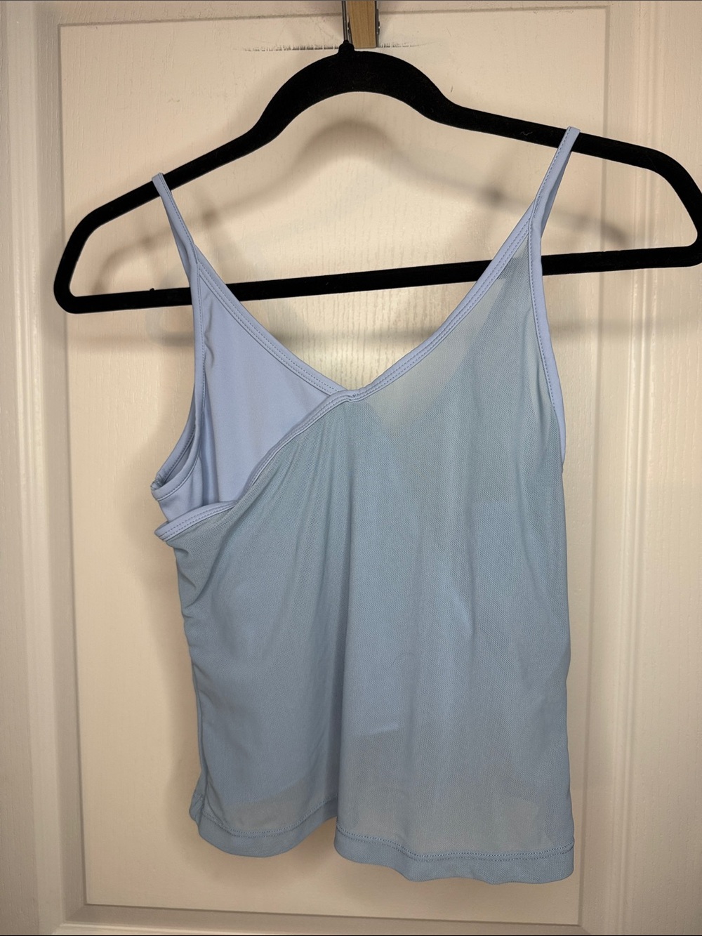HALARA Light Blue V-Neck Camisole with Adjustable Straps